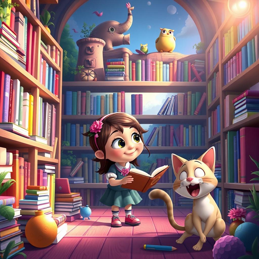 The Adventures of Lila and the Magical Library