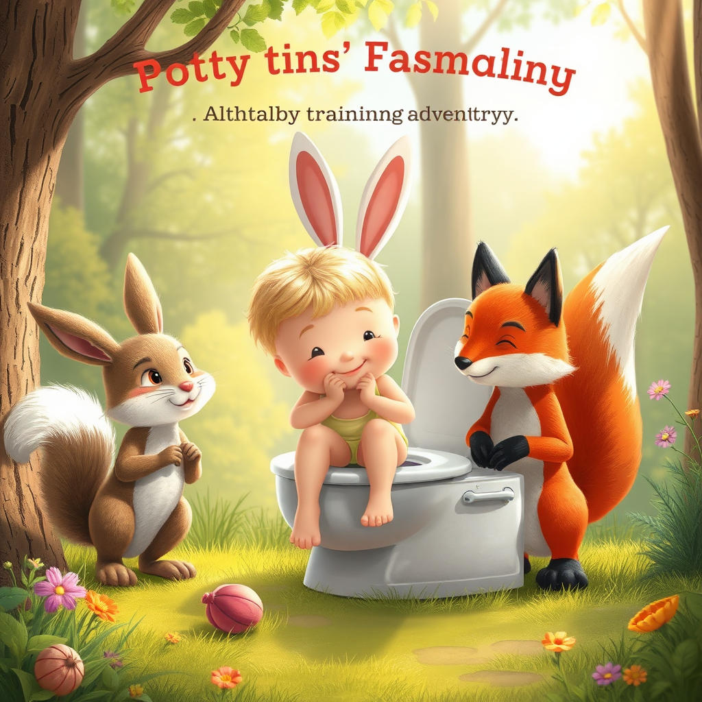 Timmy's Potty-Training Adventure with Animal Friends