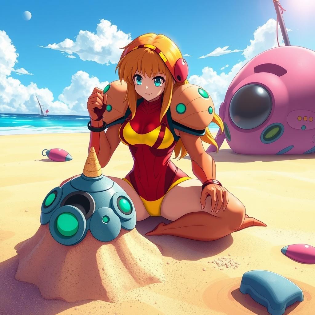 Samus Aran's Beach Adventure