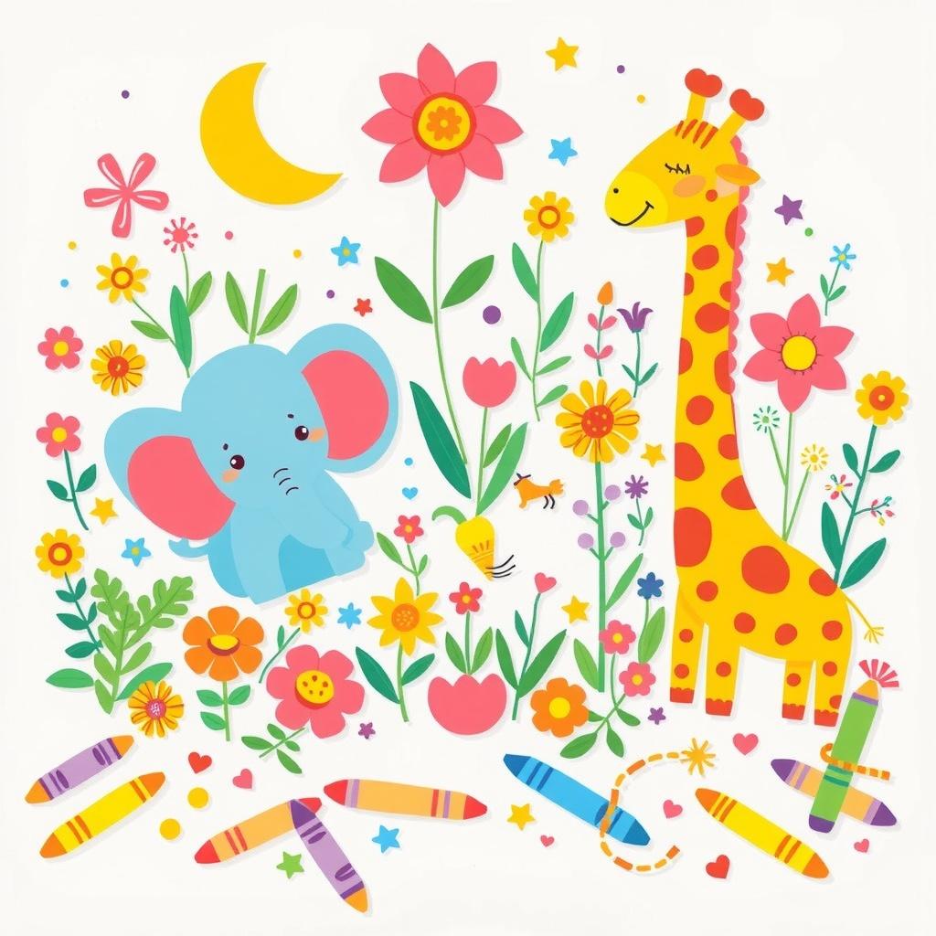 Animal Adventures: A Coloring Tale