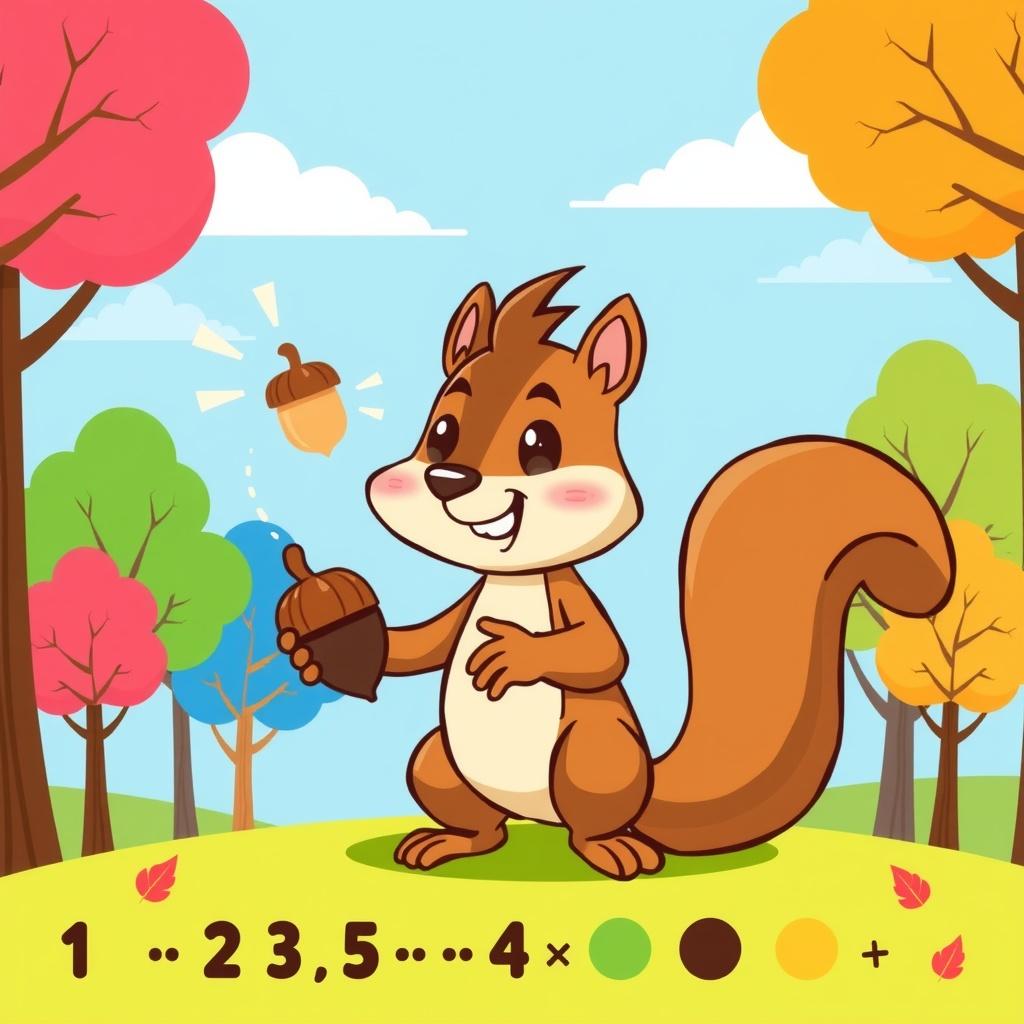 The Brave Squirrel and the Magical Acorn