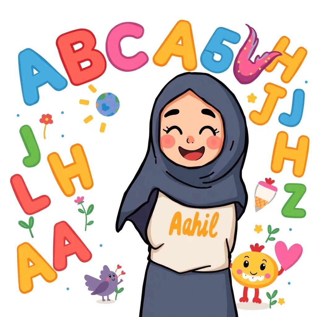 Warda and Aahil’s Alphabet Adventure