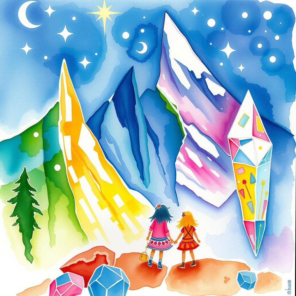 The Sparkling Crystals of Misty Mountain