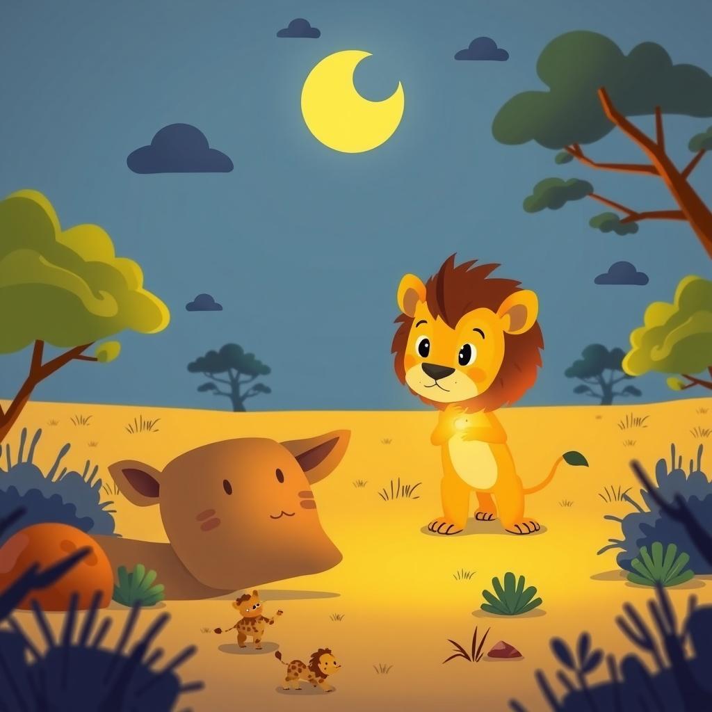 The Bravest Lion in the Savannah