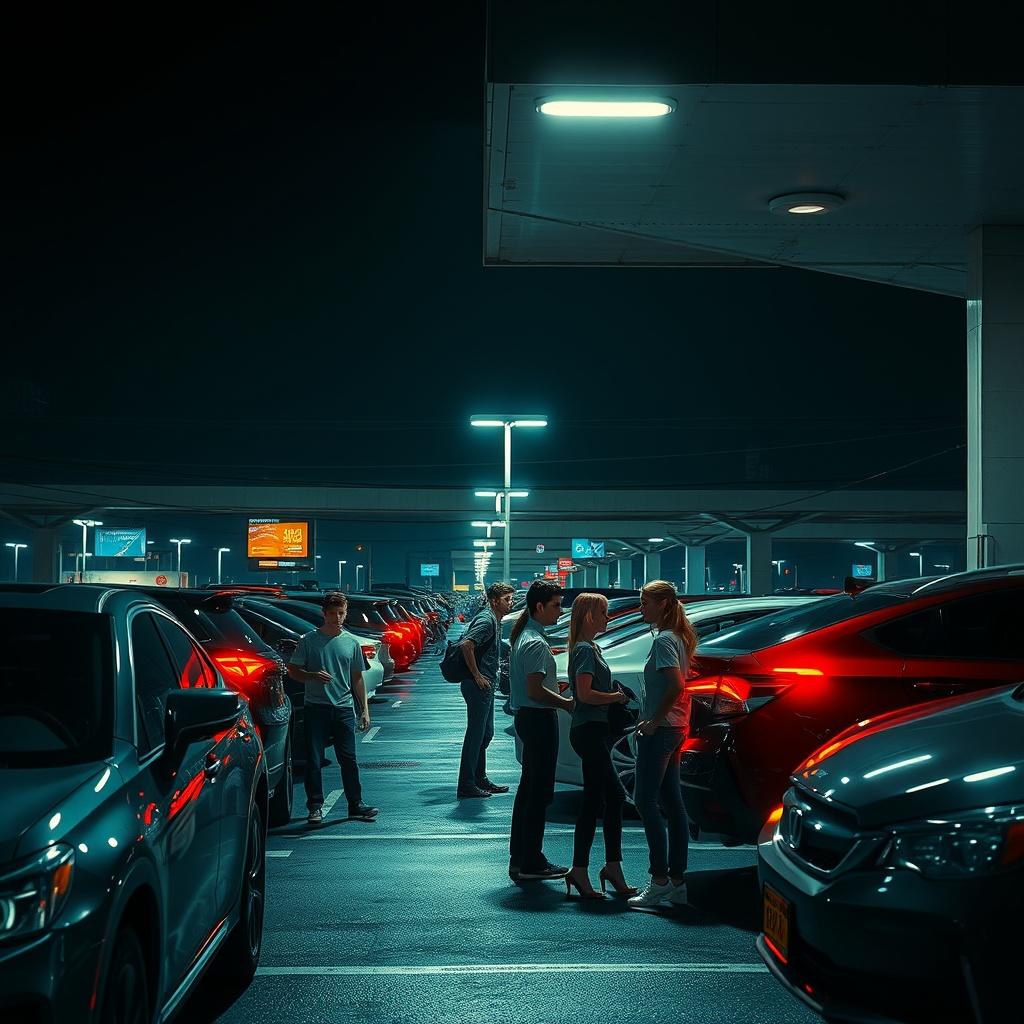 Shadows in the Parking Lot