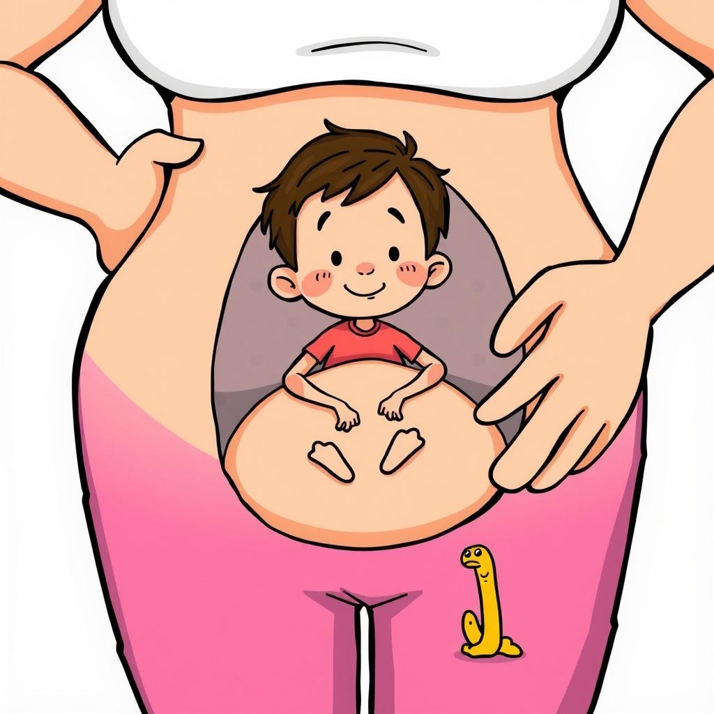 The Tiny Adventure Inside the Giantess