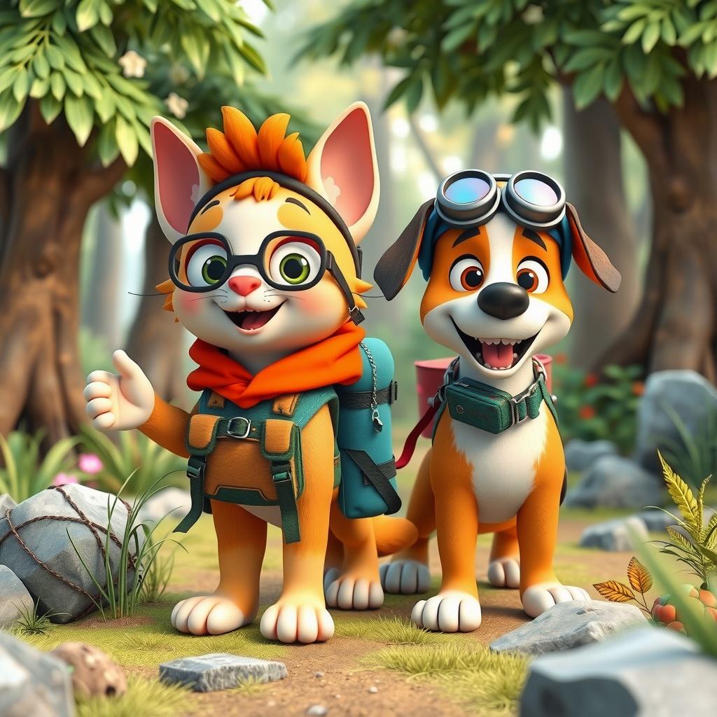 The Crazy Cat and Dog Adventure