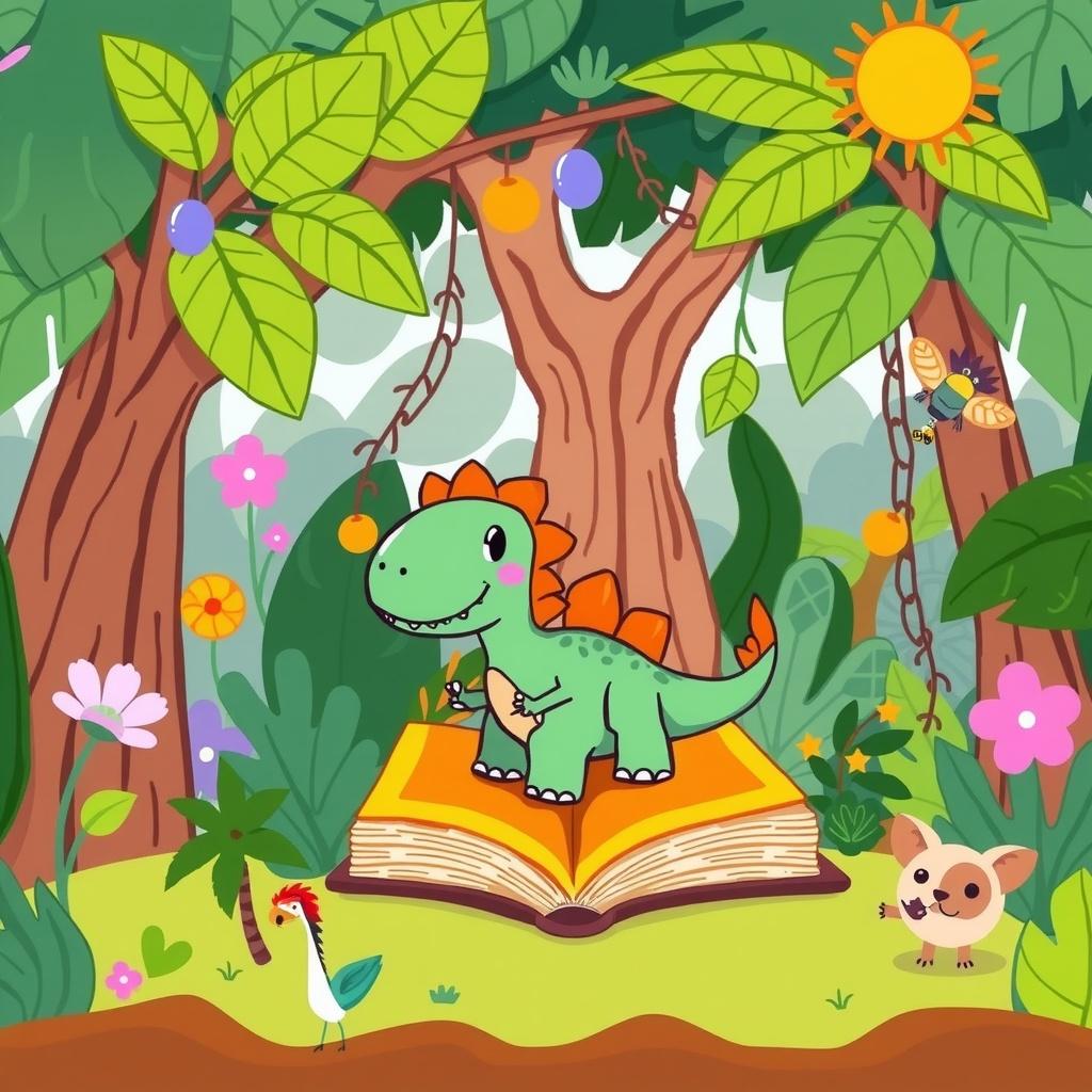Dino Doodle: The Adventures of a Playful Little Dinosaur