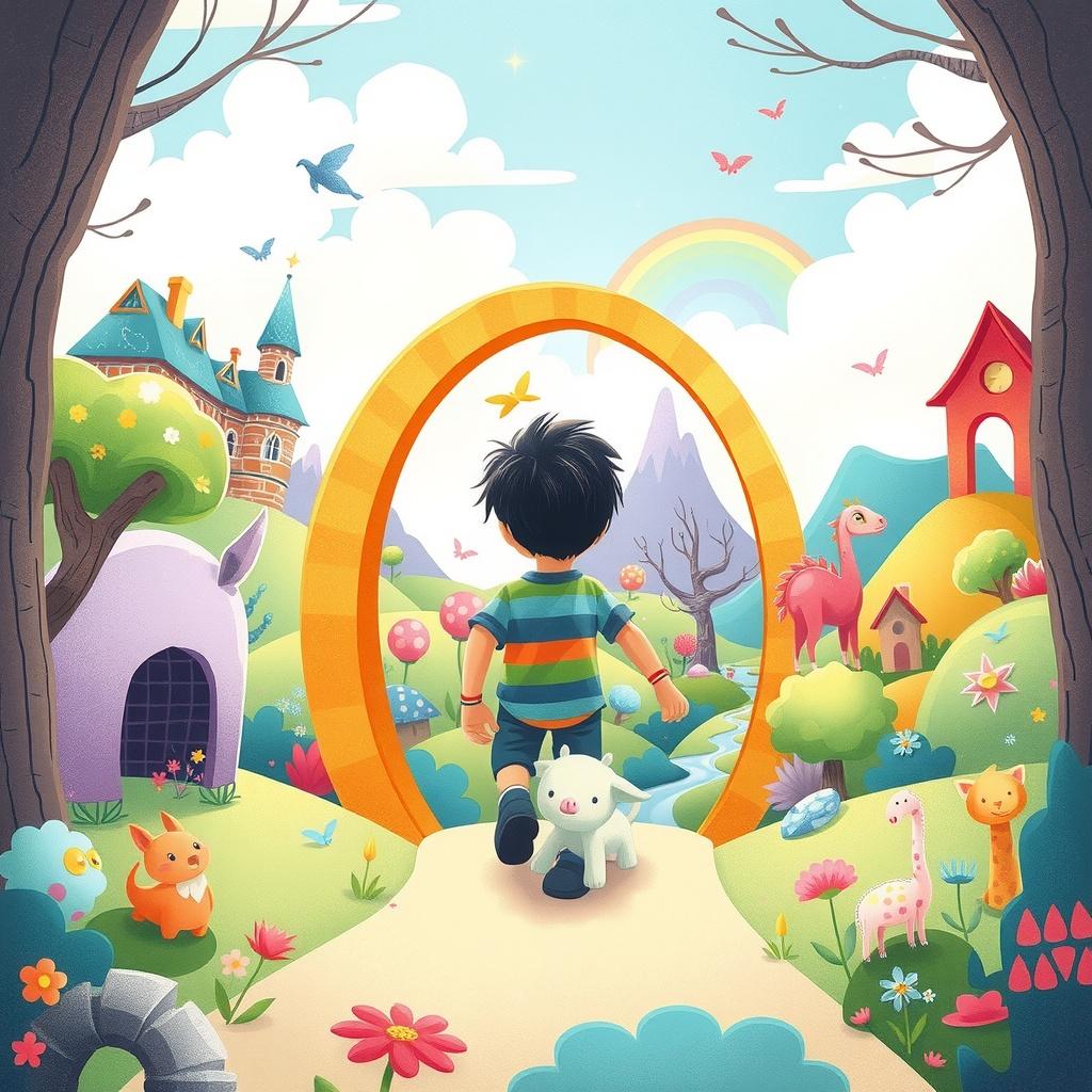 The Boy's Adventure to Wonderland