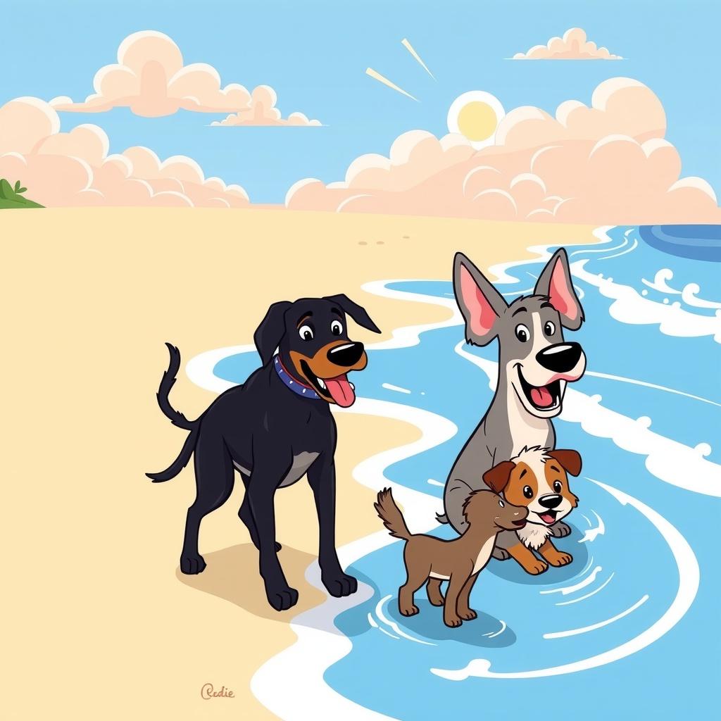 Bodie's Beach Adventure