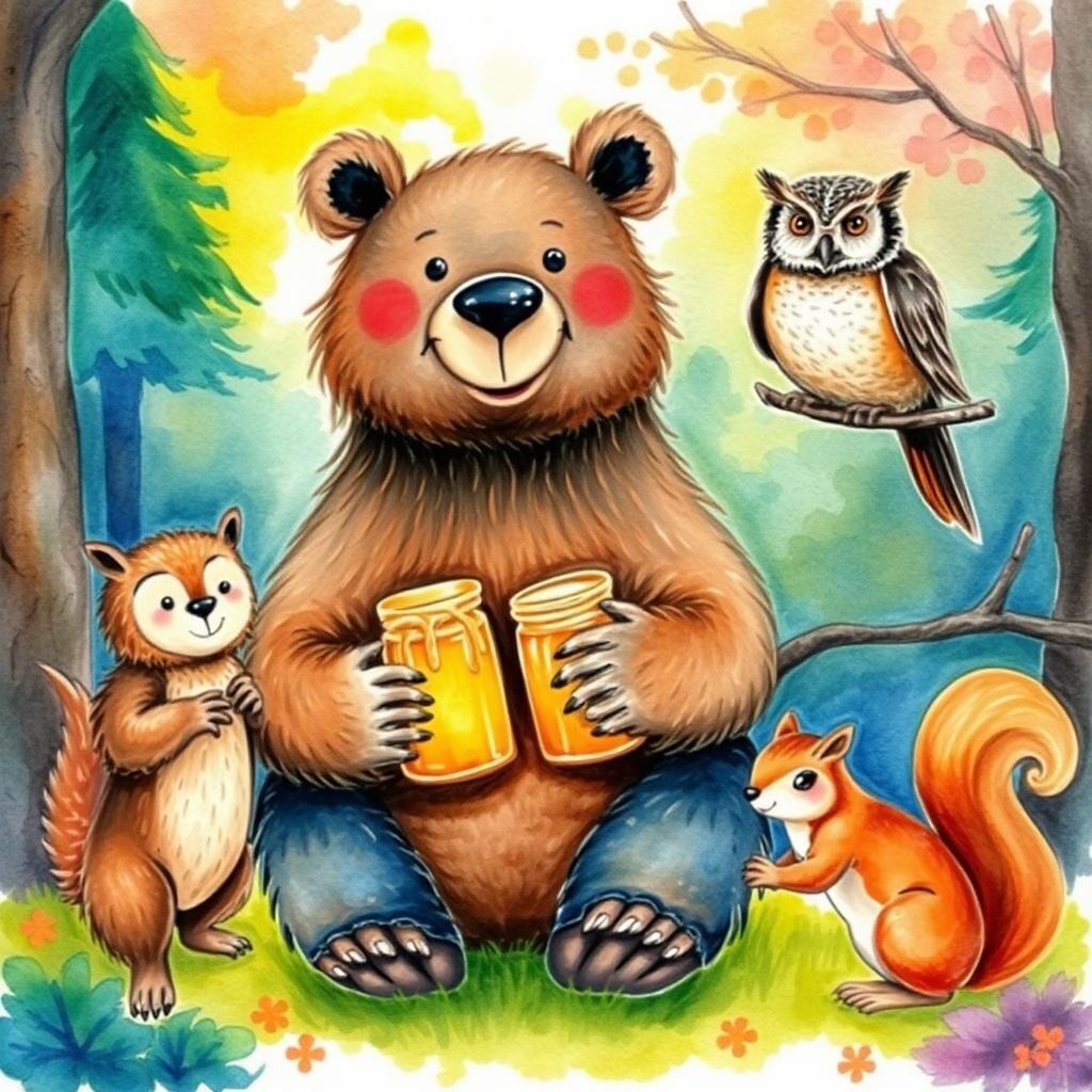 The Little Bear Who Learned to Share