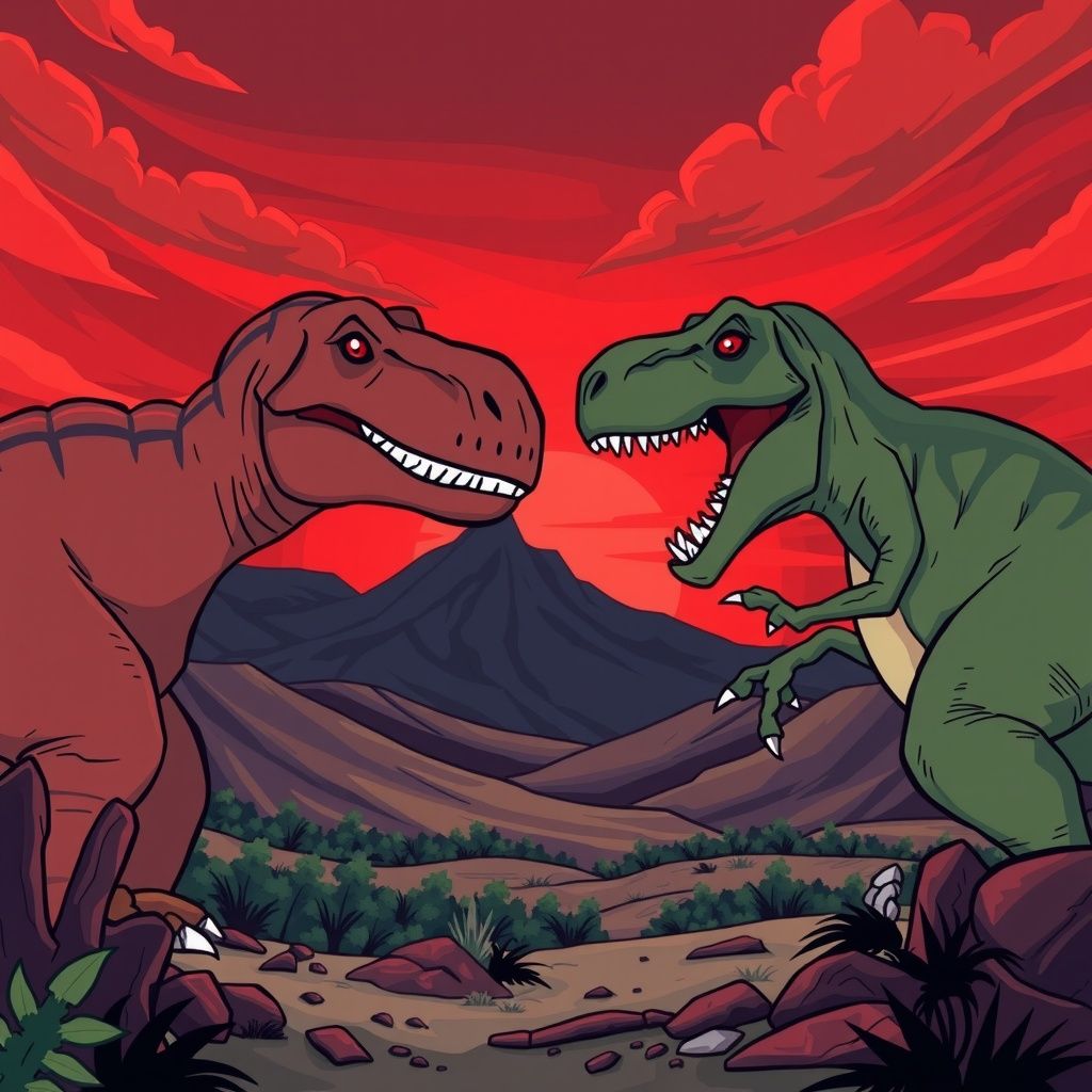 Giganotosaurus vs. T. Rex