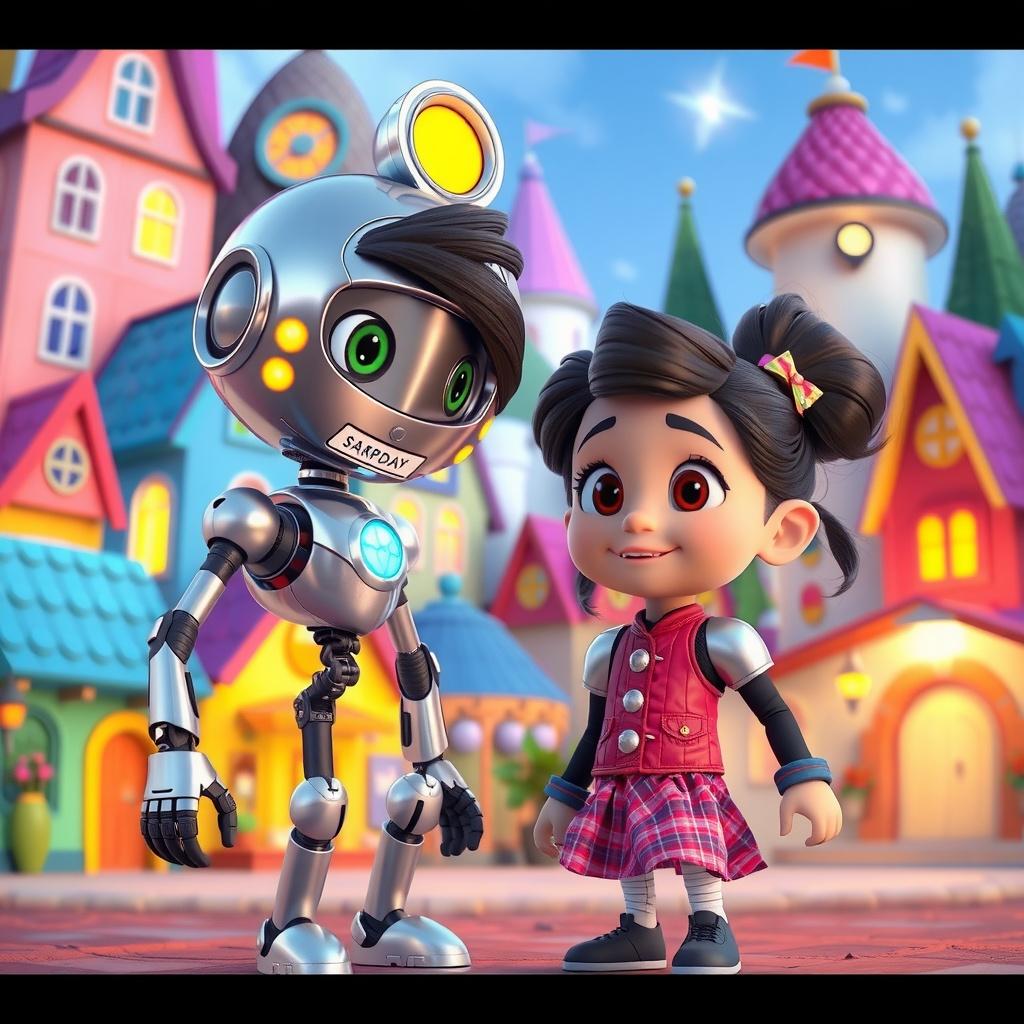 The Curious Girl and the Shiny Surprise
