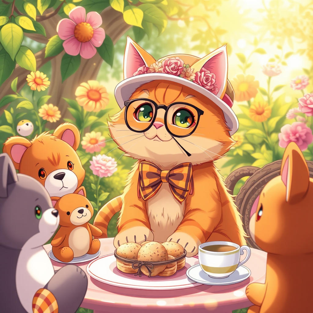 Whiskers' Enchanted Tea Party