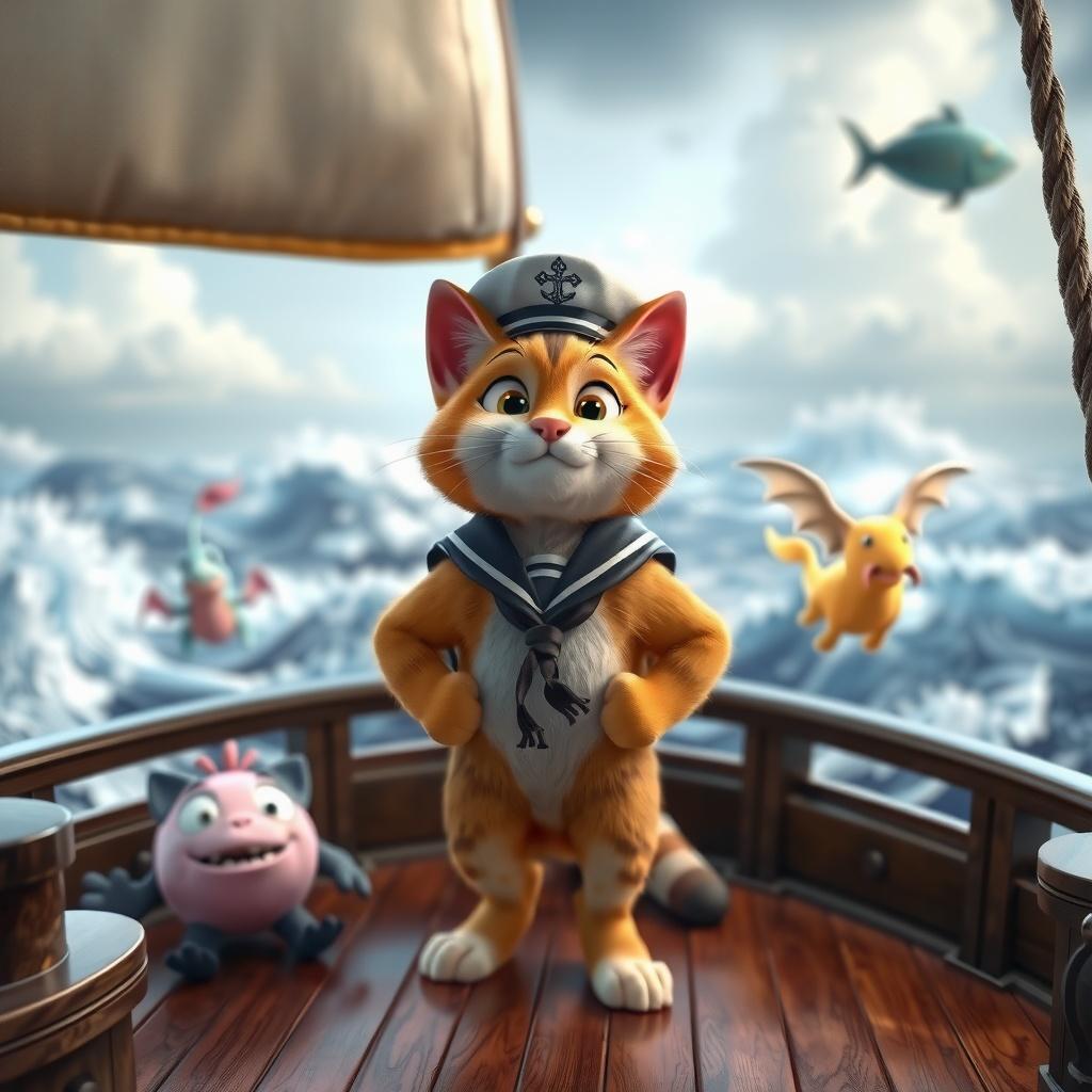 The Sailor Cat and the Enchanted Ocean