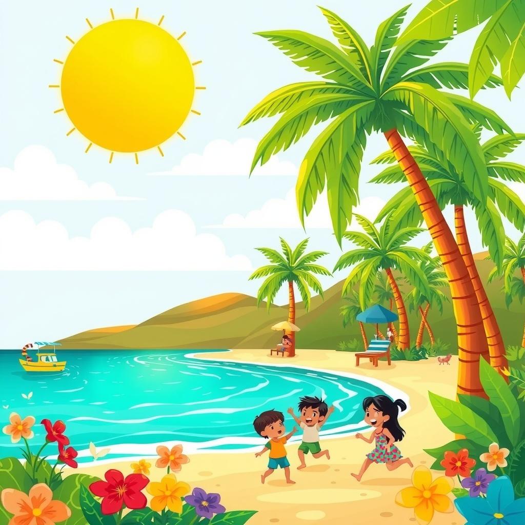 The Golden Sun in the Heart of Paradise