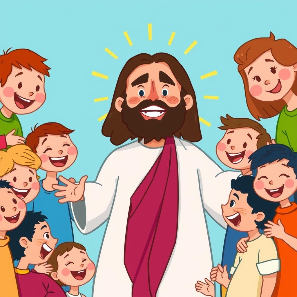 Jesus' Love for Children: A Story of Sharing