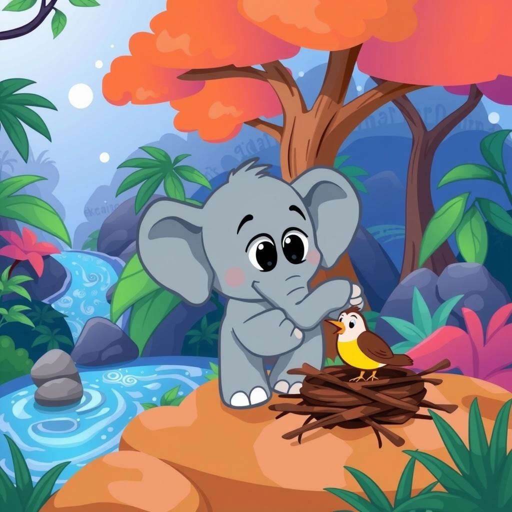The Brave Little Elephant