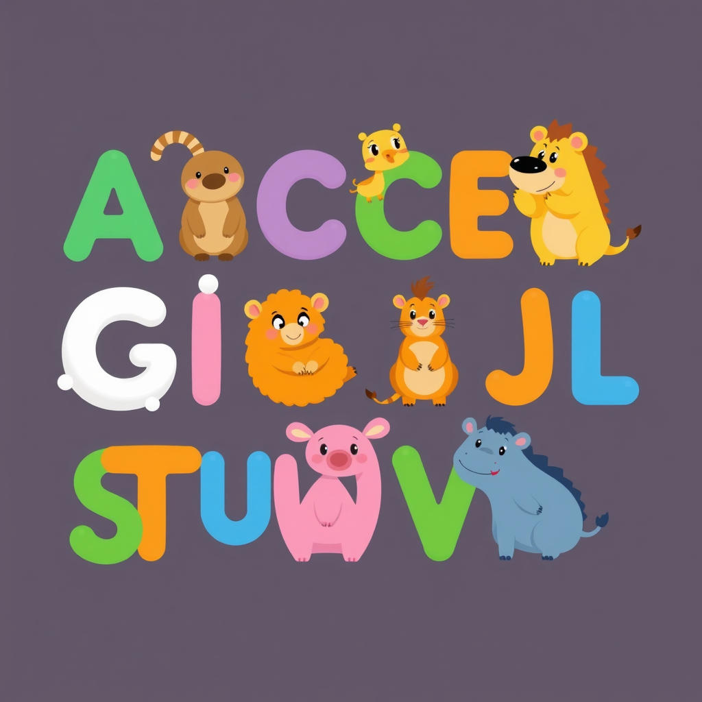 FAT ANIMAL ALPHABET