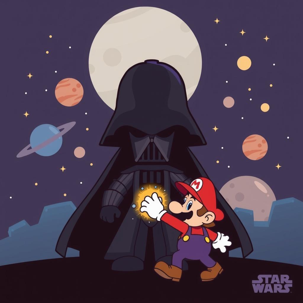 Darth Vader vs. Mario