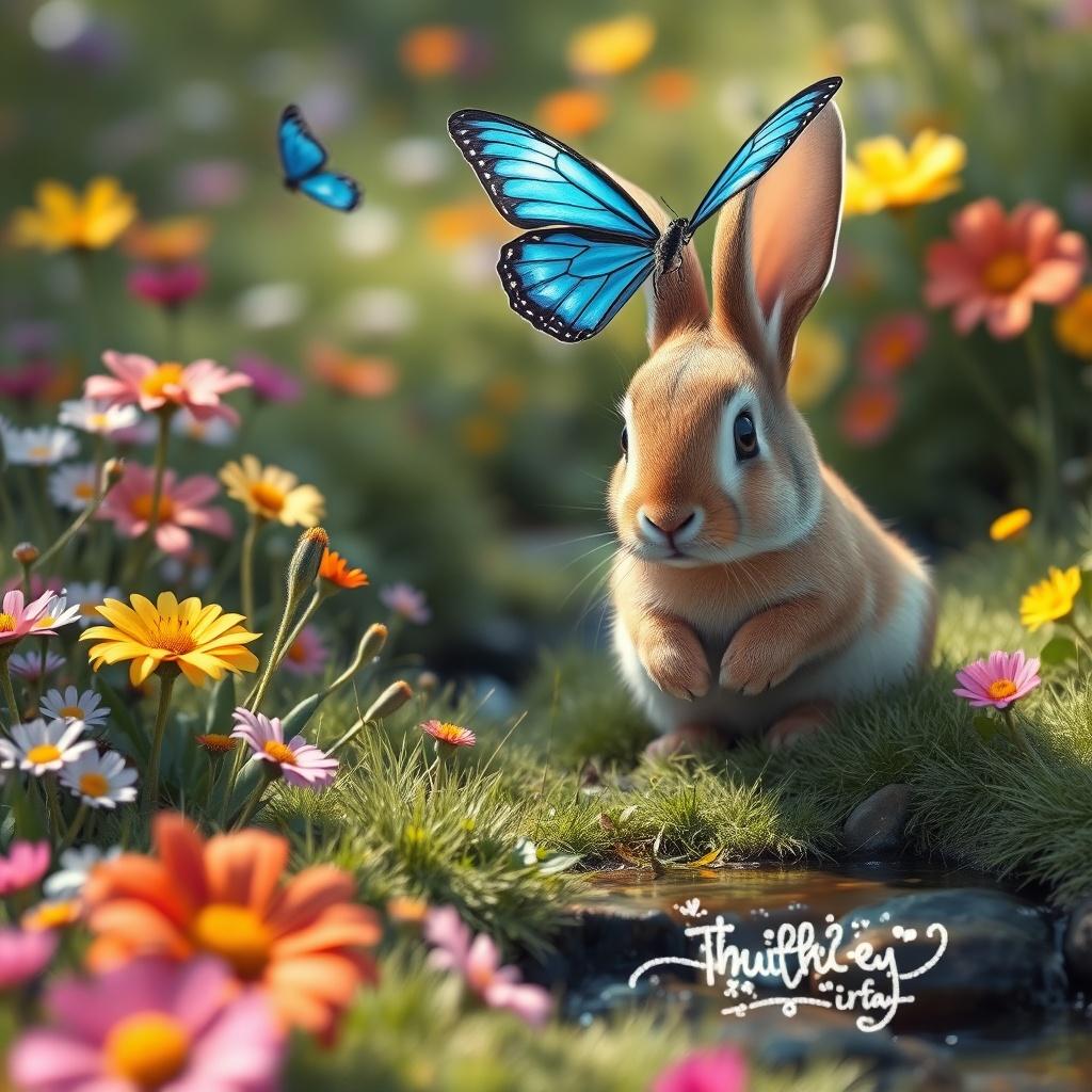 Bluffy and the Blue Butterfly Adventure