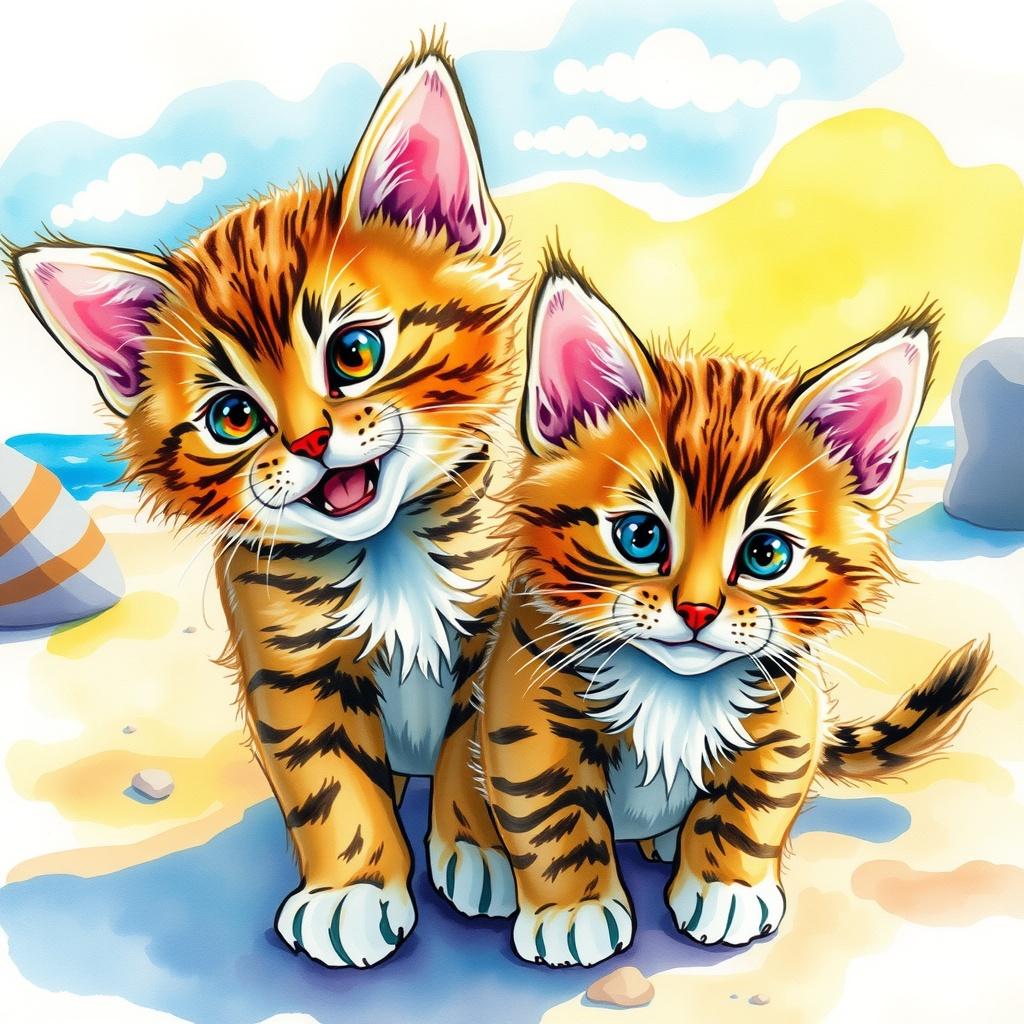 Mochi and Mei’s Seaside Adventures