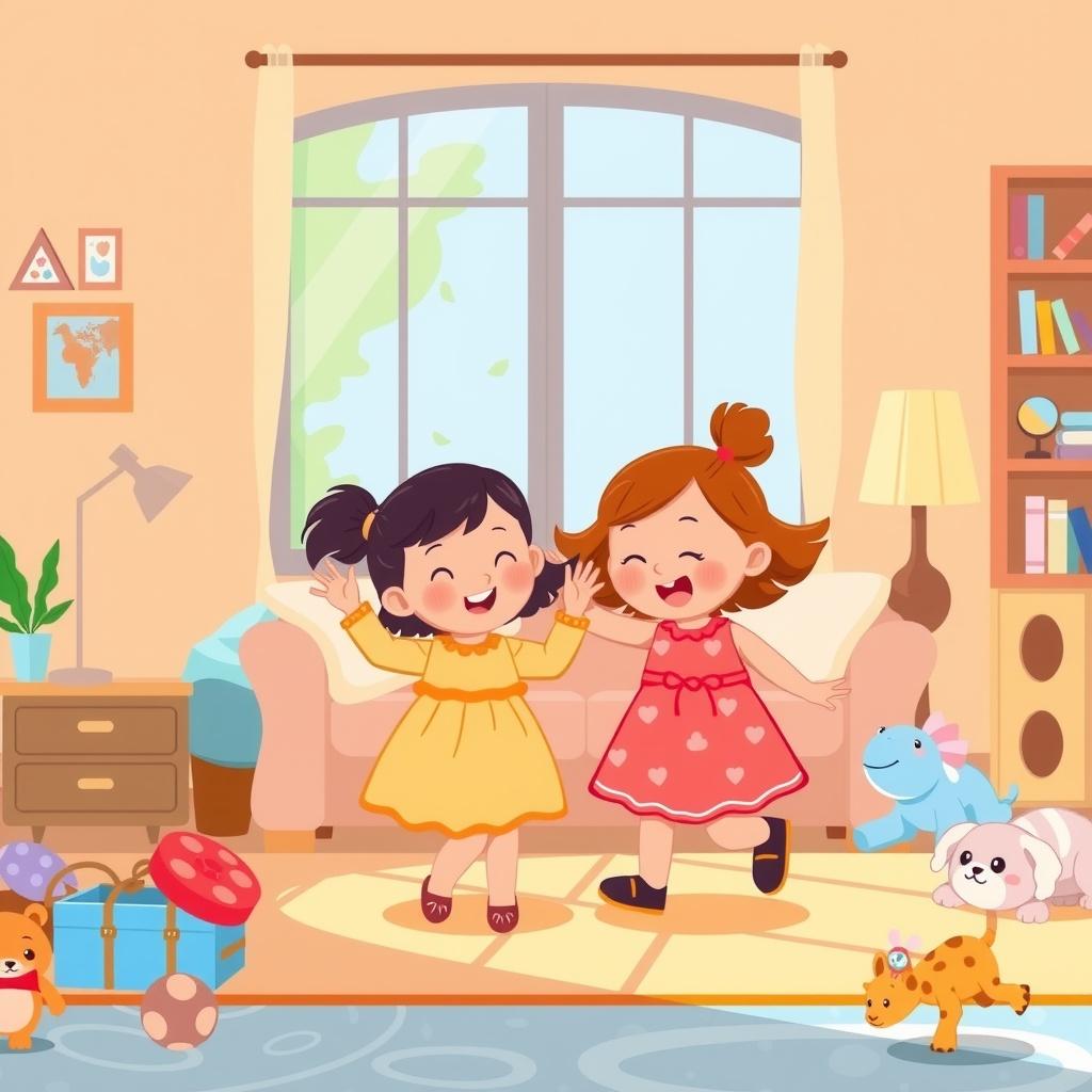 Nora and Mavis Take Their First Steps