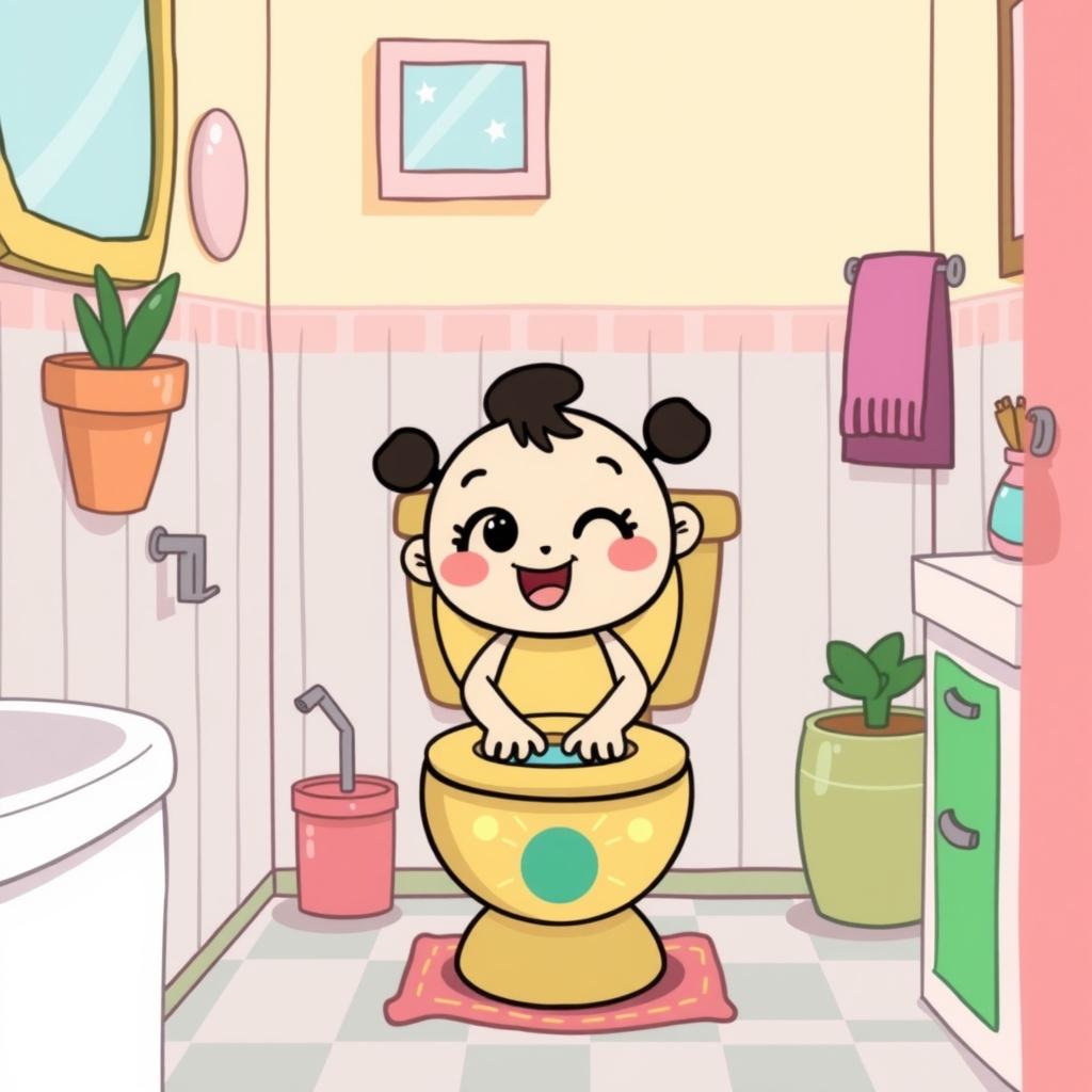 Dotty Uses the Potty