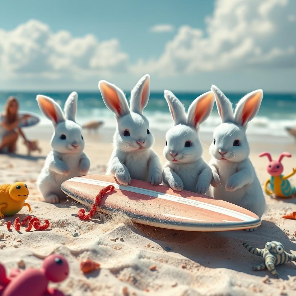 The Snow Bunnies' Adventure