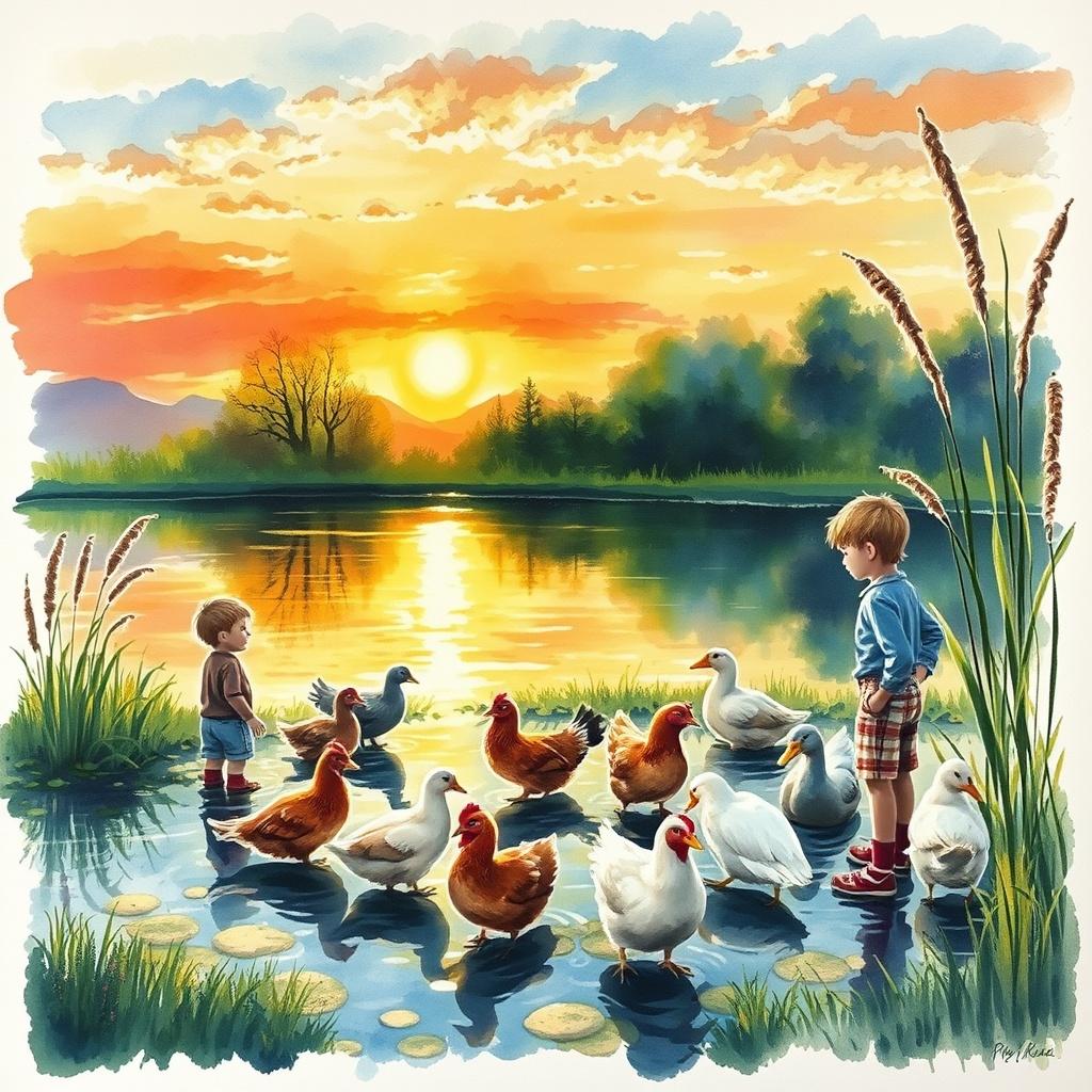 The Adventure by the Pond