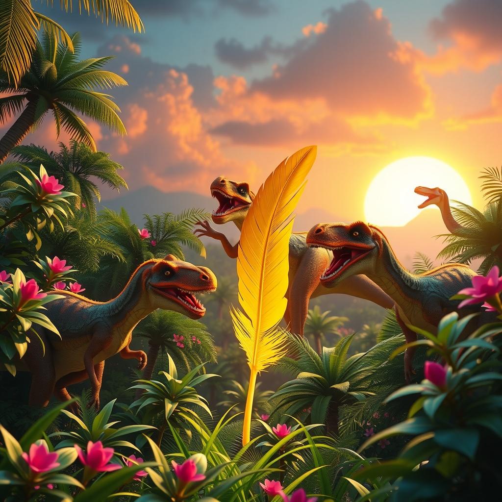 Dinosaurs and the Quest for the Golden Feather