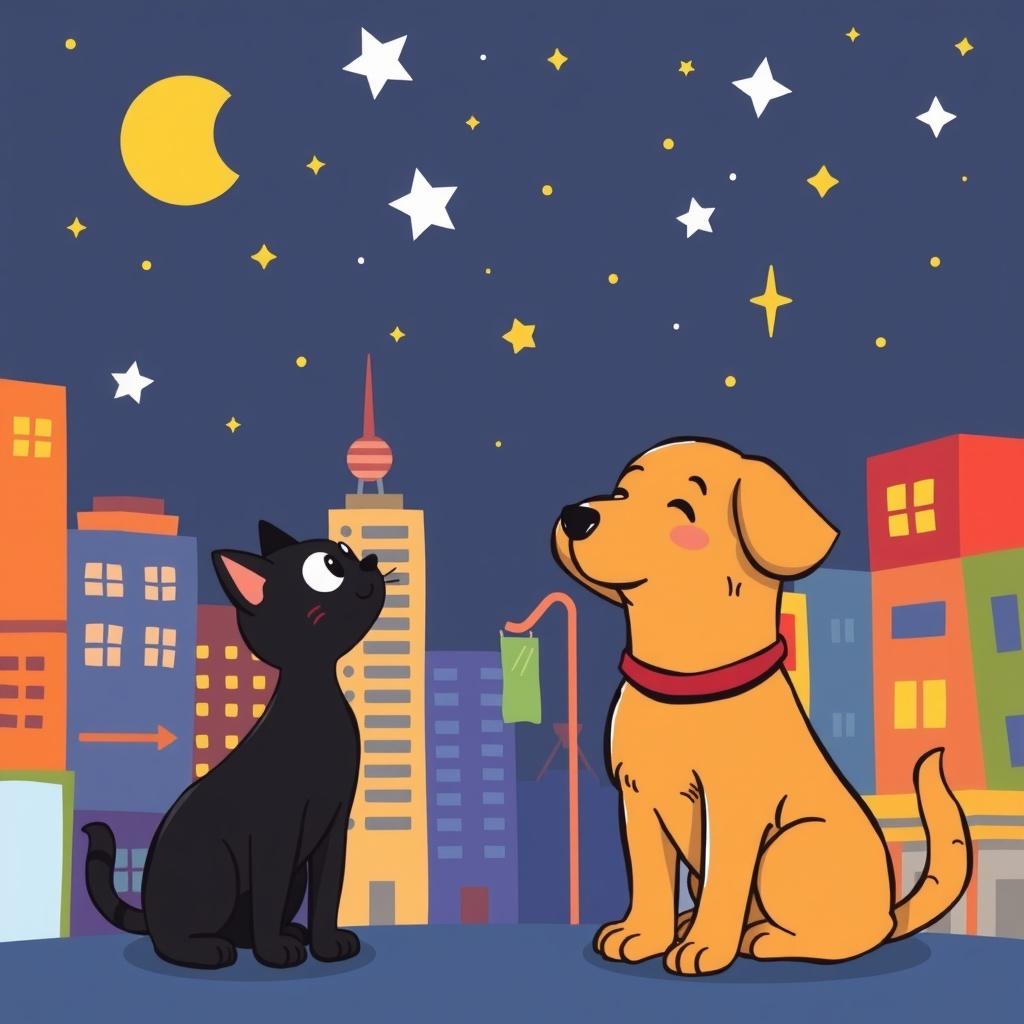 Stars in the City Sky