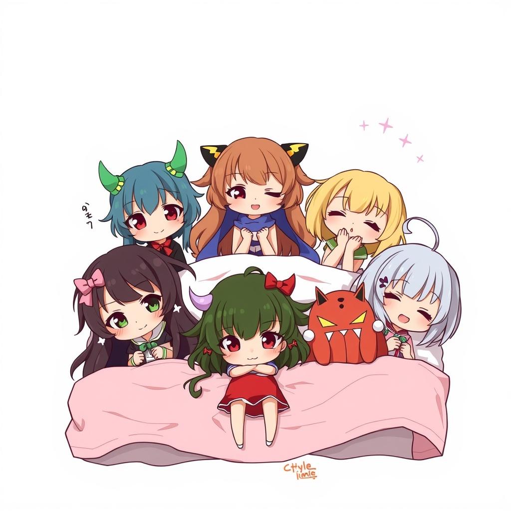 The Six Girls and the Monsters Under the Bed