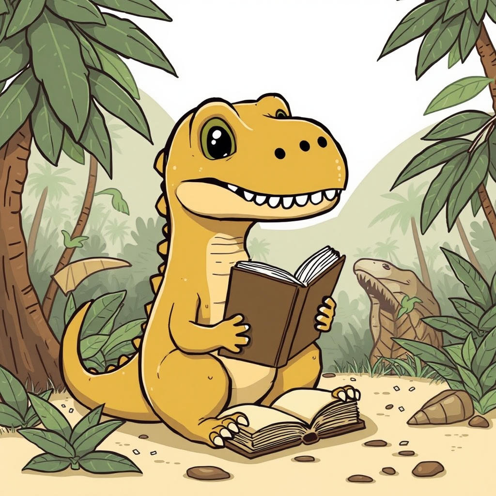 Dino Quests: Baron Learns to Read