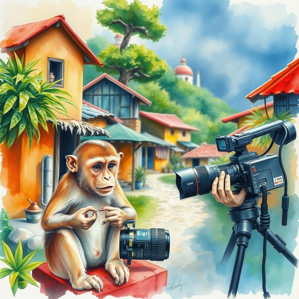 The Mischievous Monkeys of Malgudi