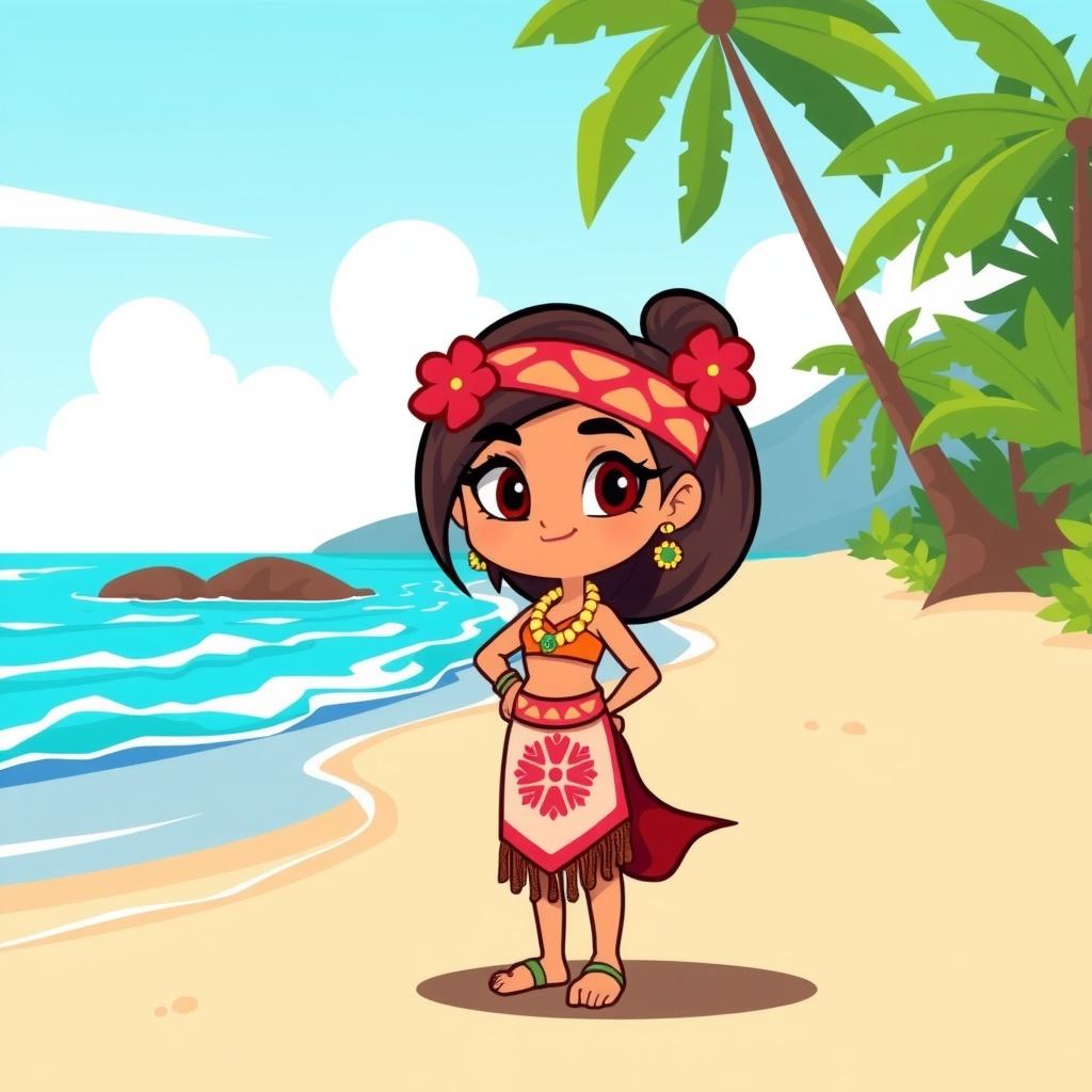 The Brave Little Polynesian Girl