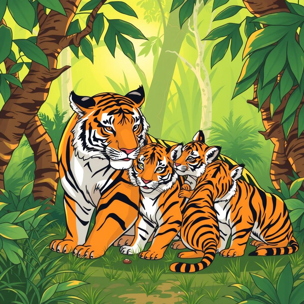 The Journey of the Tiger Family