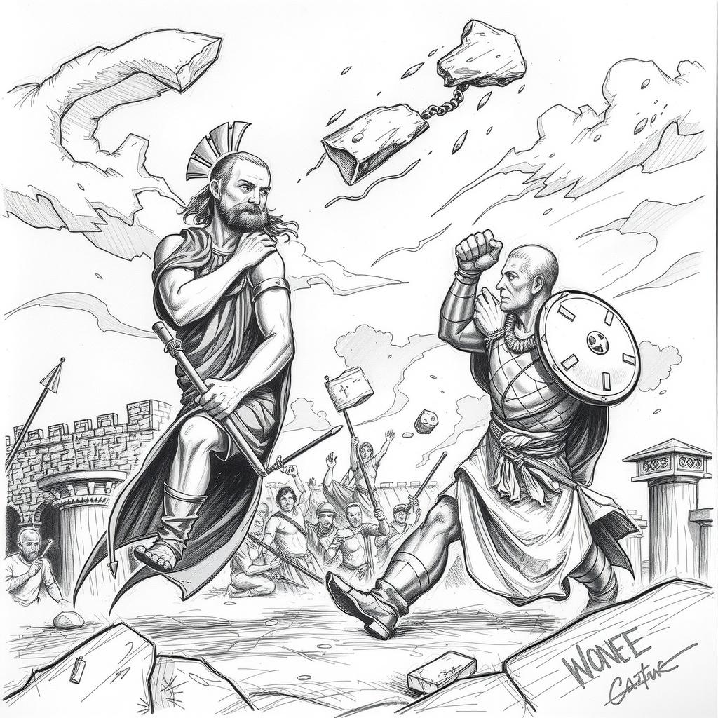 David and Goliath