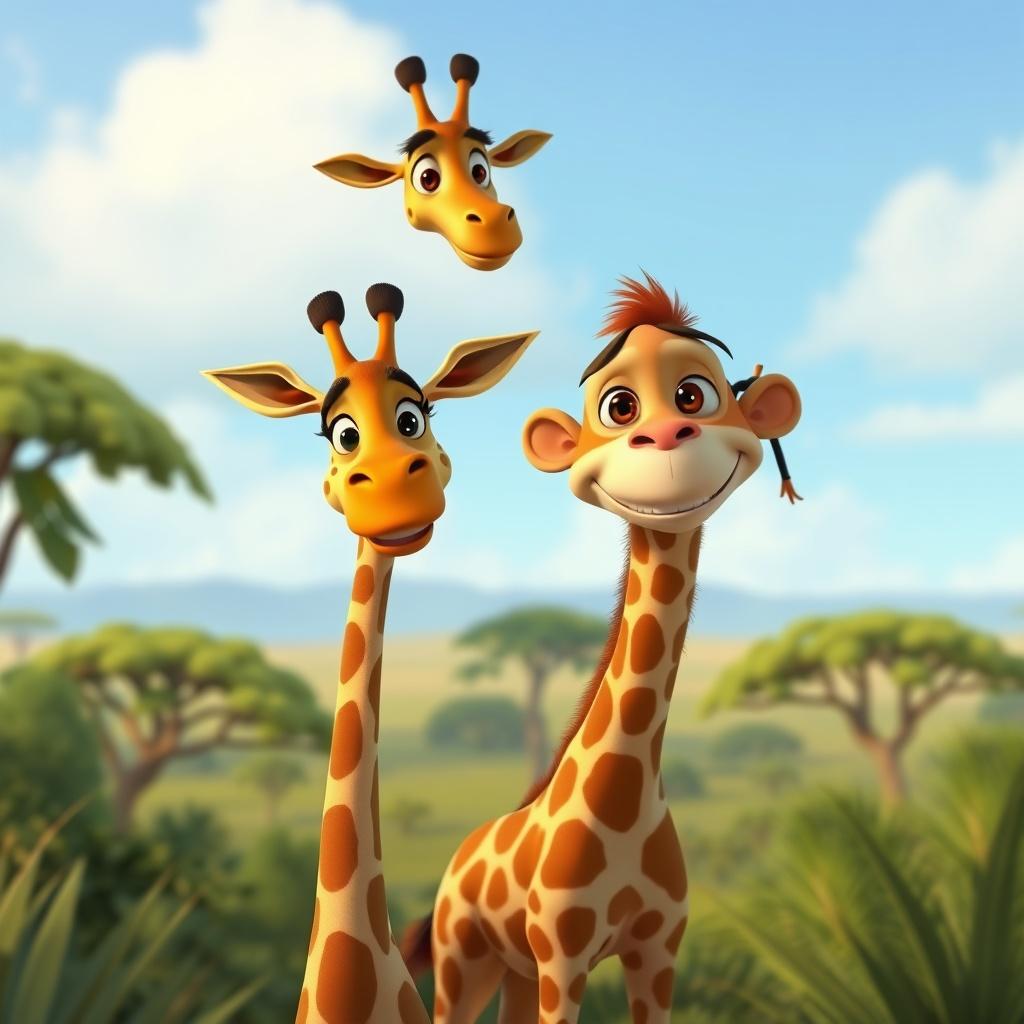 The Short-Necked Giraffe's Adventure