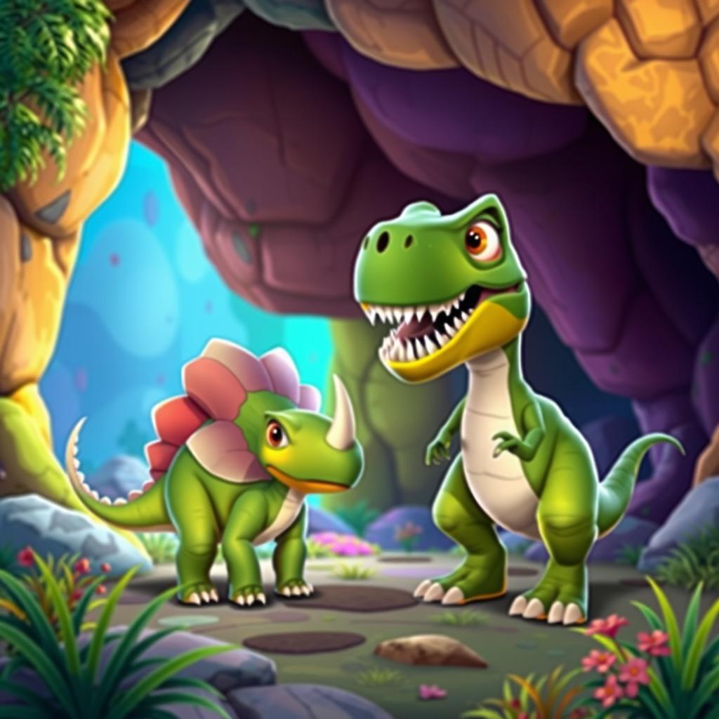 The Colorful Adventure of Tilly and Rexy