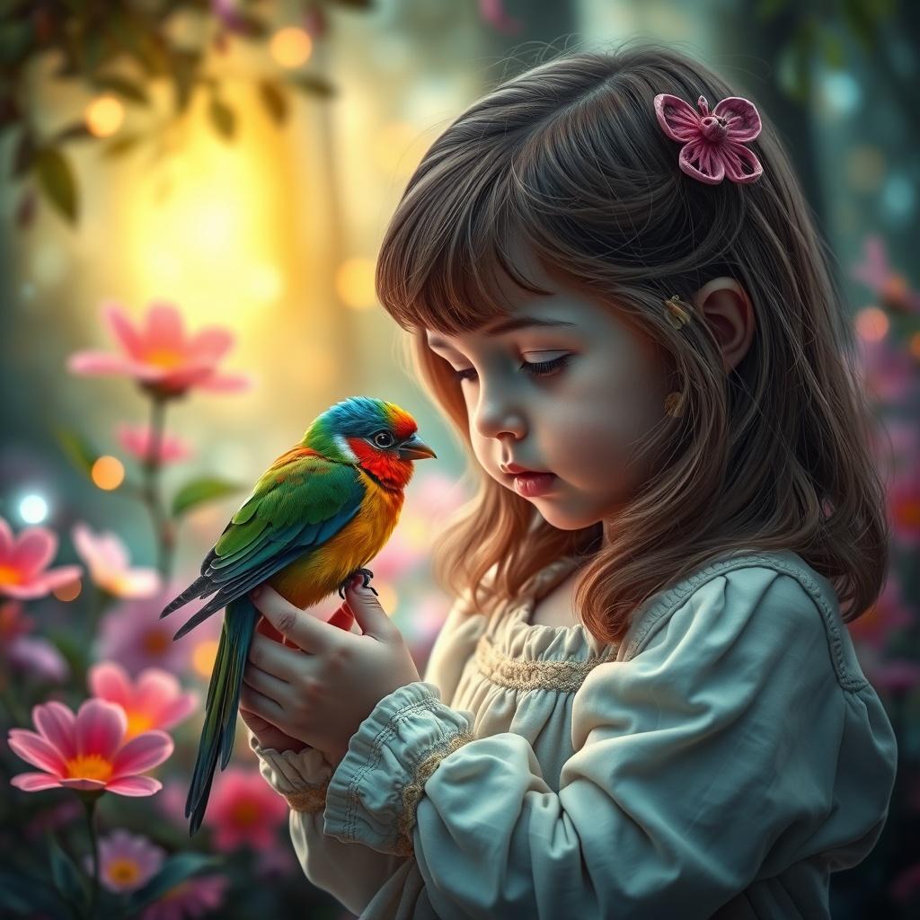 The Little Girl and the Bird