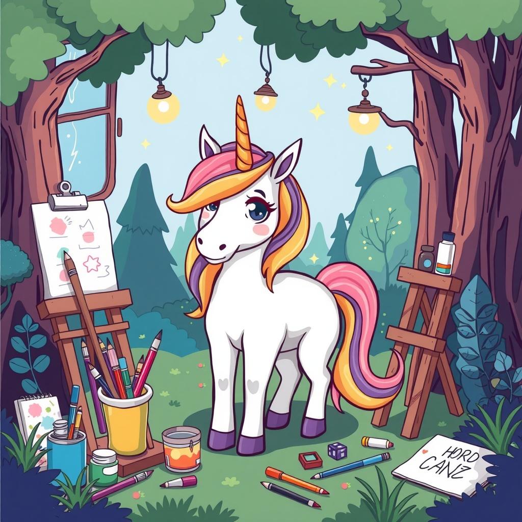 The Little Unicorn Artist