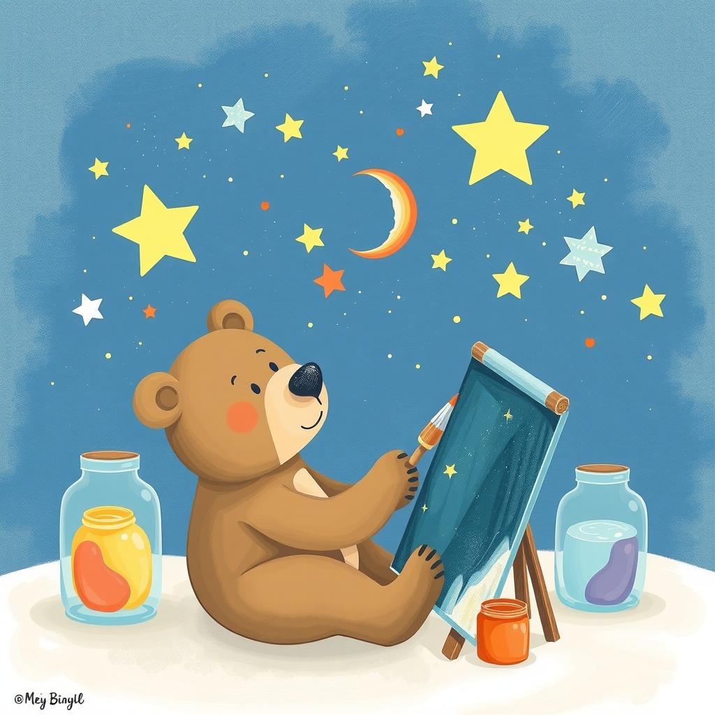 The Bear Who Painted Dreams