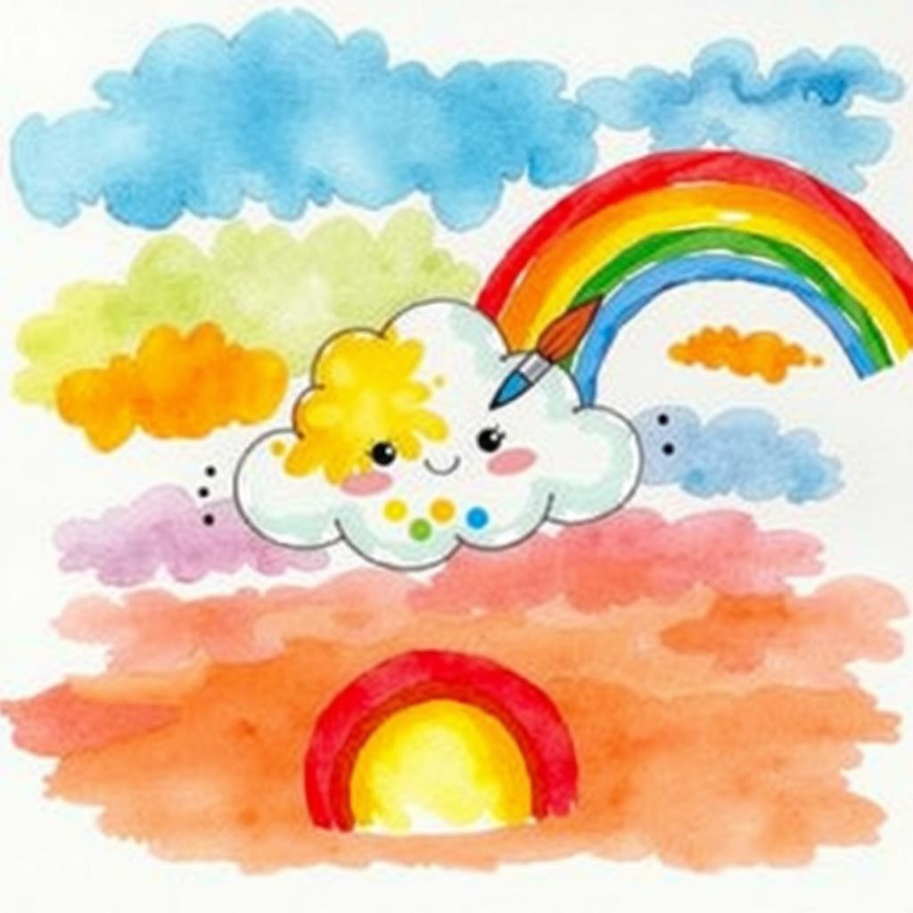 The Little Cloud Who Wanted to Paint the Sky cover image