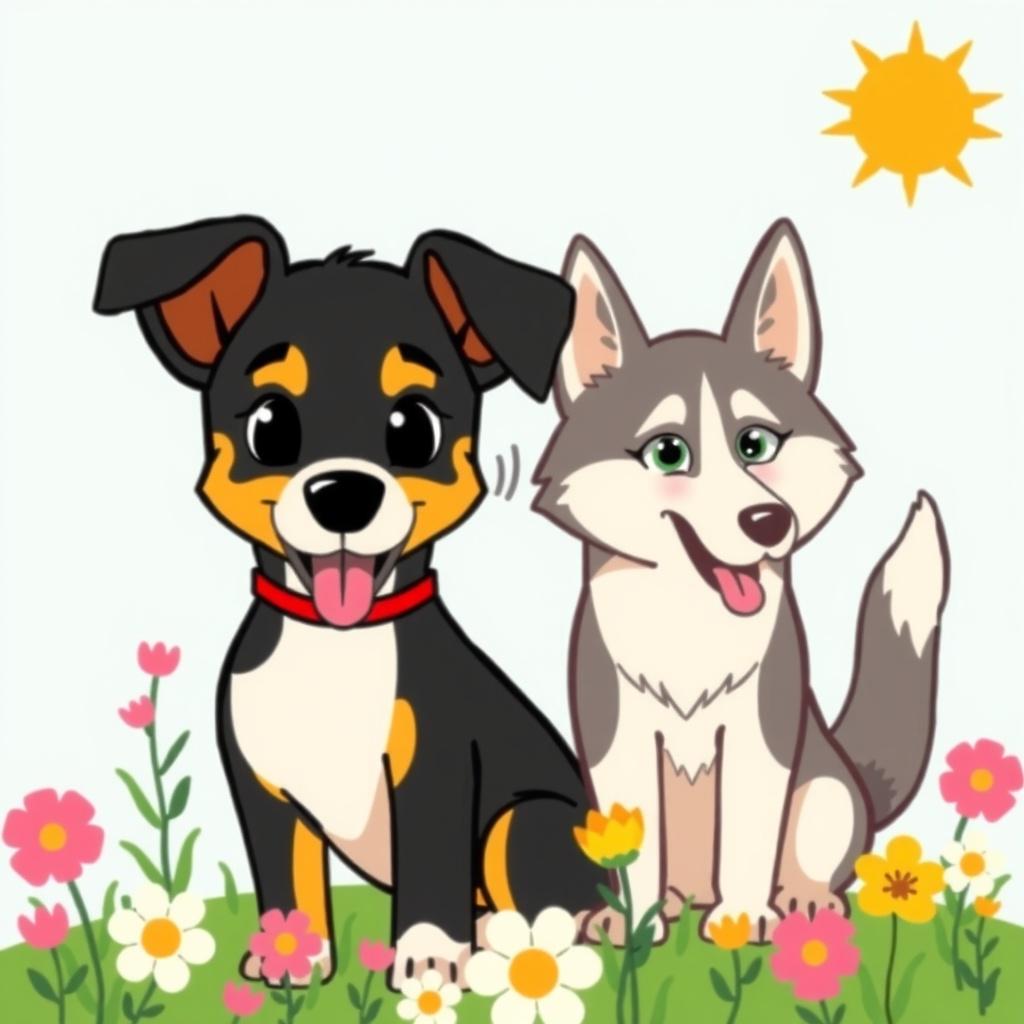 Jax and Freya’s Springtime Flower Quest