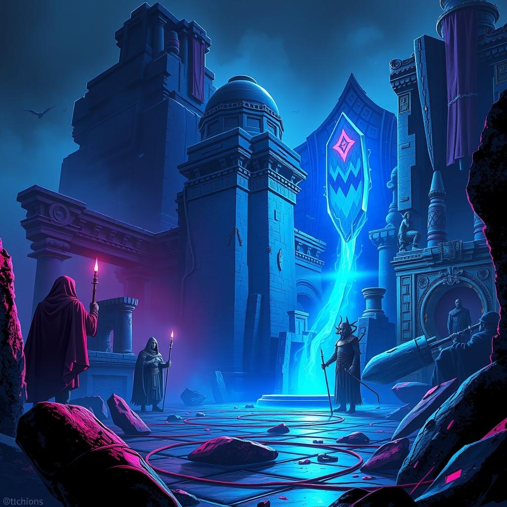 The Blue Stone and Seven Guardians