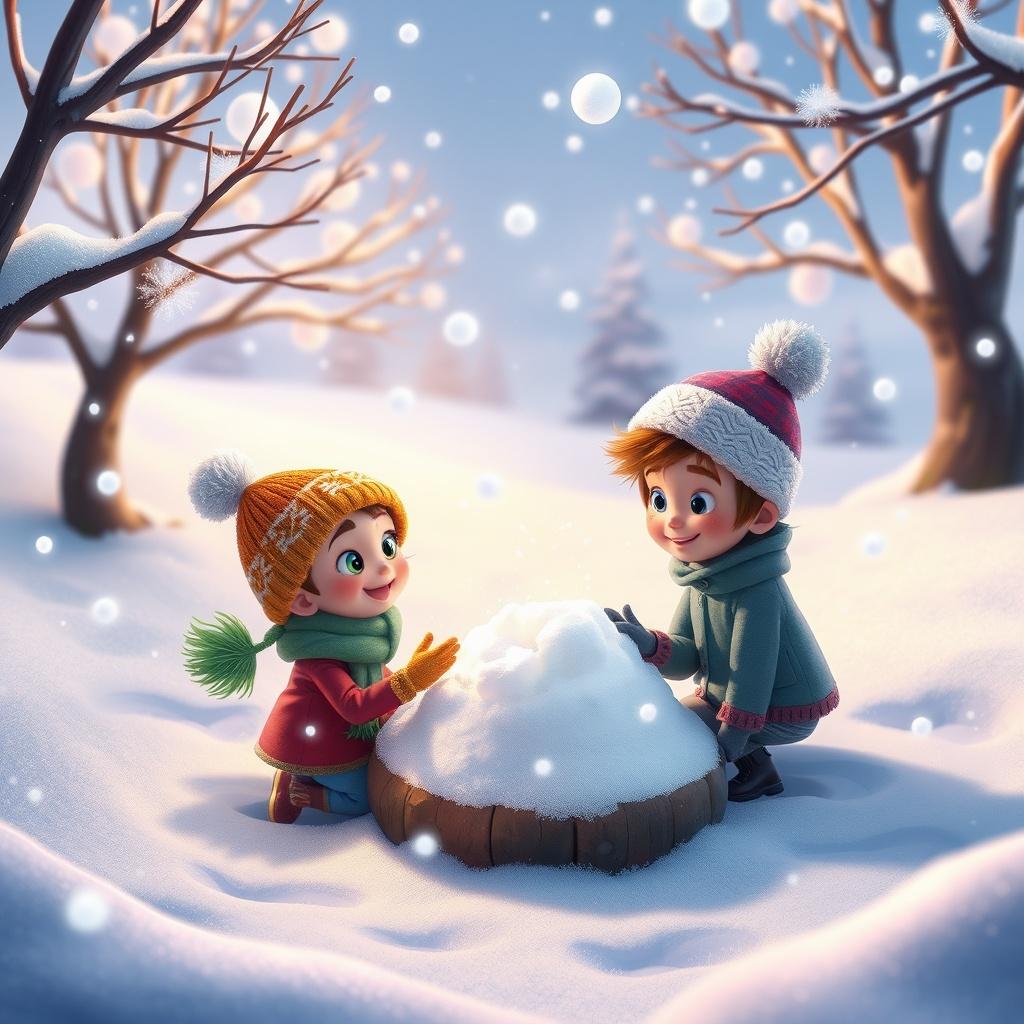 The Enchanted Snowfall