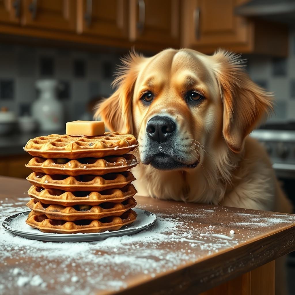 The Waffle Loving Dog