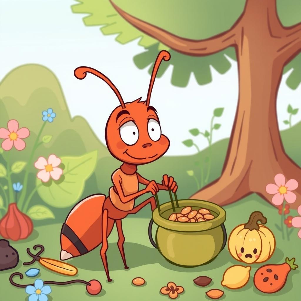 Finn the Ant’s Busy Day