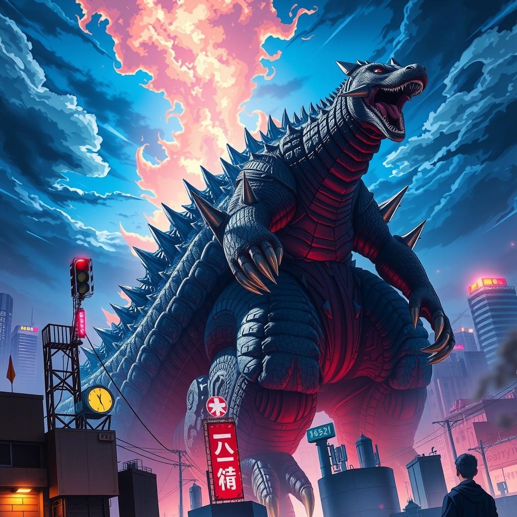 Mega Titan vs. Godzilla